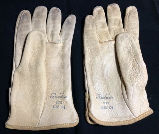 Vintage Wells Lamont 972 Extremly Rare Soft Buckskin Same As 1178 Freddy Glove 2