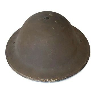 Vtg Wwii British Army Military Ww2 Brodie Doughboy Helmet Mark 2