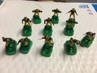 Vintage Tudor Table Top Game Green Bay Packers Football Team Nfl Figures