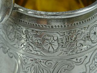 PRETTY VICTORIAN silver MILK JUG,  1868,  223gm 4