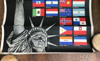 1942 WW2 WWII Poster THE UNITED NATIONS FIGHT FOR FREEDOM by BRODER 4