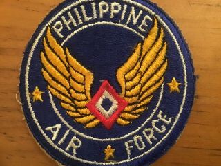 Ww2 Us Army Philippine Air Force Patch