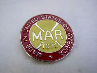 Marx Toys Vintage Logo Pin Hat Lapel Pin Gift Idea