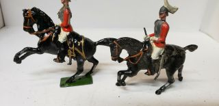 Vintage Britians Lead Toy - Soldier On Horse -