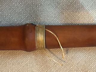 Vintage Antique Boxwood Flute Edward Riley York 11