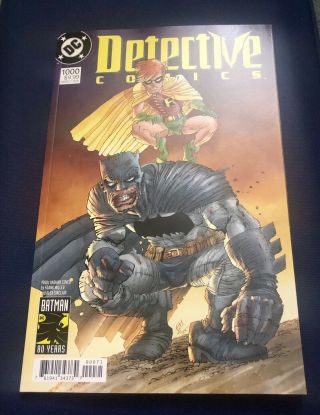 Dc Batman Detective Comics 1000 Frank Miller Variant Rare Misprint Error