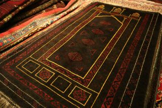 Whole Price Antique Madad Khani Tribal Sistan Very Soft Wool Prayer Rug
