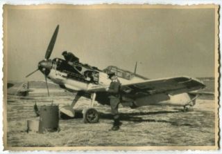 Ww2 Archived Photo Messerschmitt Maintenance