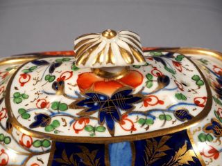 Bloor Derby Royal Crown Derby Porcelain IMARI ANTIQUE 1800 ' s Teapot Coffee Pot 3