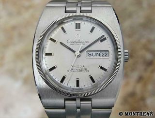 Omega Constellation C751 Men 1970 Auto 36mm Chronometer S S Vintage Watch Mj188