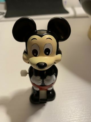 Tomy Walt Disney Mickey Mouse Wind Up Toy - Vintage - - Nostalgia