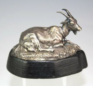 Mystery Maker Sterling Silver 925 Figural Billy Ram Goat Animal Sculpture Nr Rsm