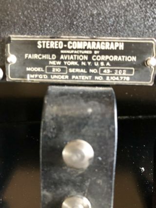 W.  W.  2 Fairchild Aviation Corp.  - CE - US ARMY Stereo Comparagraph 5