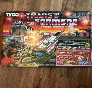 Vintage Tyco Ho The Transformers Electric Train & Battle Set 7430