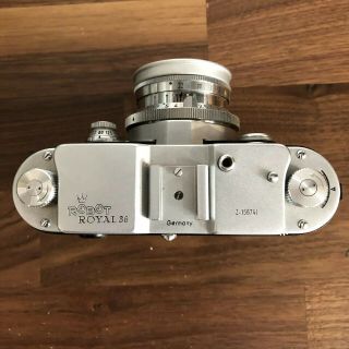 Robot Royal 36 with Zeiss Sonnar 50mm F2 lens,  rare and 7