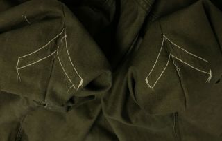 WWII Woman ' s WAAC HBT Uniform Shirt,  Size Medium 5