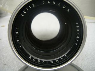 Vintage Ernst Leitz Lens Summicron 9cm f/2 (c.  1959) 3