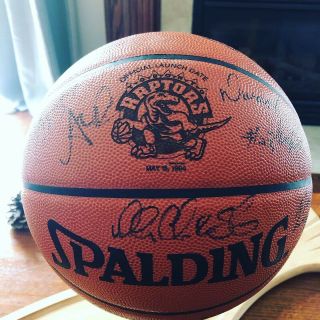 Rare Toronto Raptors Signed Basketball