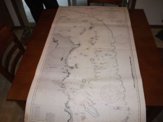 Vintage Nautical Maritime Chart (turtle Group To The Hope Islands Australia)