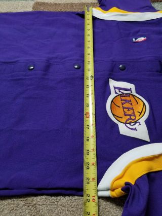 Lakers Authentic Sand Knit Size 42 Large Vintage 80s Shooting jacket pro Cut 4