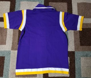 Lakers Authentic Sand Knit Size 42 Large Vintage 80s Shooting jacket pro Cut 6