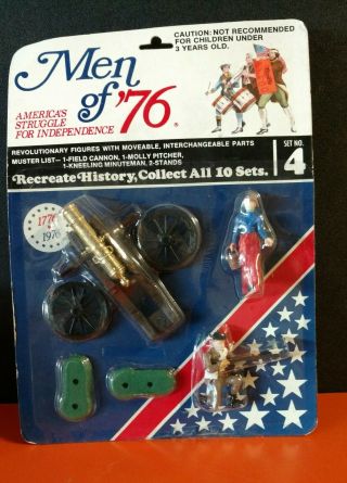 Vintage Men Of 76 Innovative Promotions Set No.  4 Toy Soldiers