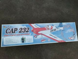 Vintage Rc Balsa Plane Kit Cap 232 Great Planes Rare