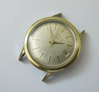Eterna Matic 1950s - 1960s Vintage Solid Gold And Steel Mens Automatic Wristwatch