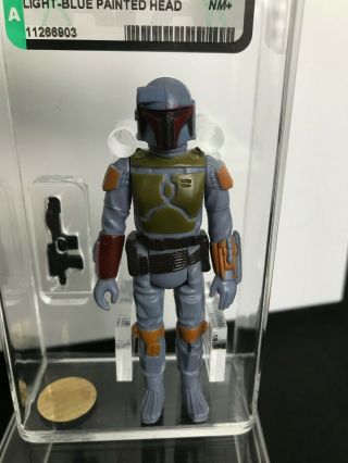 Vintage 1979 Kenner Star Wars Boba Fett HTF TW Painted Head/Helmet AFA 85,  WOW 2