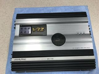 Alpine Mrv - T757 2 - Channel Or 1 Channel Mono Vintage Car Amp Very