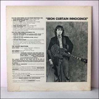 Iron Curtain Innocence by Bobb Trimble,  Vinyl LP Record 1980,  Rare VG, 2