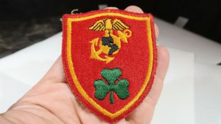 Wwii Us Marine Corps Usmc Londonderry Patch Cut Edge