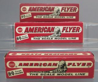 American Flyer Ho Scale Vintage Freight Cars: 33820,  33813 & 33009 [3] Ln/box