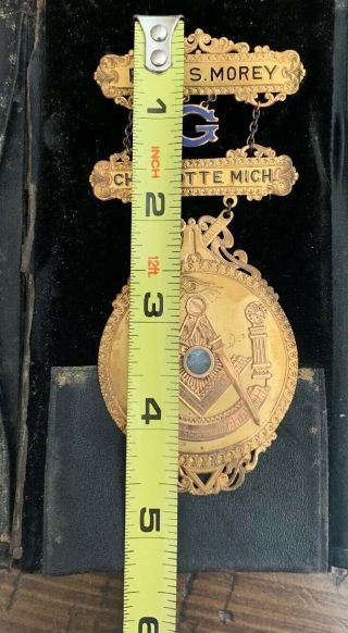 Antique 1916 Mason Medal Charlotte Michigan Lodge 120 12