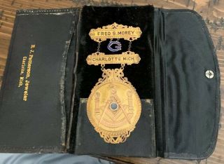 Antique 1916 Mason Medal Charlotte Michigan Lodge 120 2