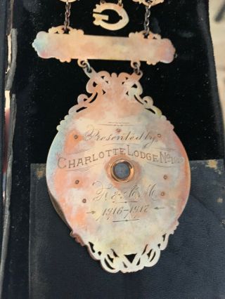 Antique 1916 Mason Medal Charlotte Michigan Lodge 120 9
