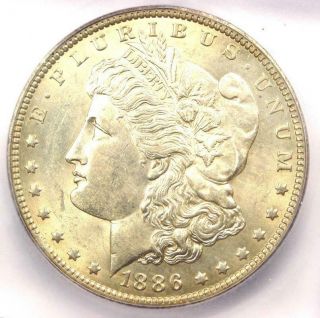 1886 - O Morgan Silver Dollar $1 - Icg Ms61 - Rare Date In Unc/bu - $1,  410 Value