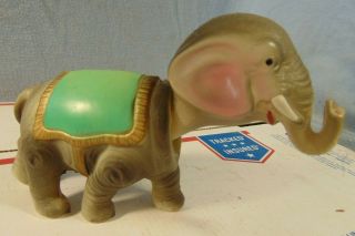 Vintage Nodder Bobblehead Elephant Animal Occupied Japan Celluloid