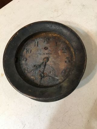 Antique Chelsea Clock Company Us Navy Ships Clock Salvage Project