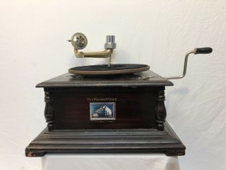 His Masters Voice Gramophone Phonograph - Vintage Antique - 2