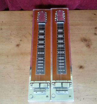 Vintage 1950 ' s Rickenbacker Double Neck 8 String Non - Pedal Steel Guitar 4