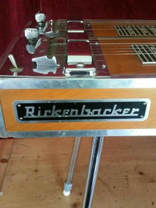 Vintage 1950 ' s Rickenbacker Double Neck 8 String Non - Pedal Steel Guitar 8