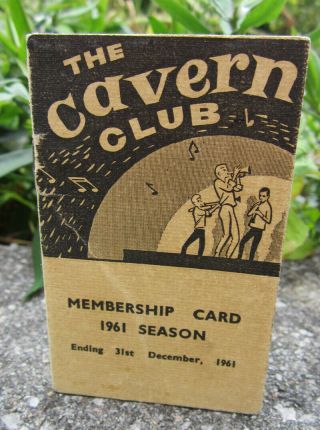 Beatles Ultra Rare 1961 Cavern Club Membership Booklet,  Extra