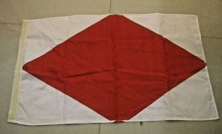 F - Naval Signal Flag - Marine Code - 16 " X 28 " - Nautical / Boat - Large Flag