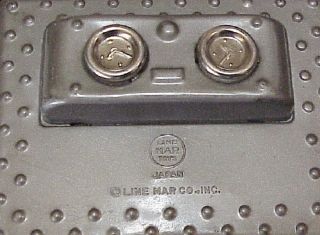 VINTAGE ROBOT LINE MAR CO.  ING JAPAN Tin Toy Battery Operated Smoking 3