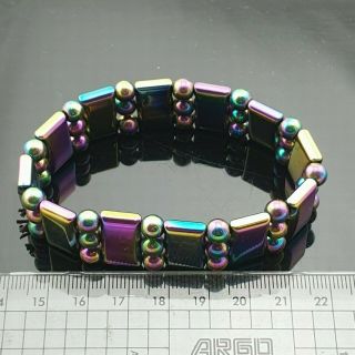 Lp Somporn Rainbow Leklai Antiques Thai Wealth Magnet Pendant Amulet Bracelet