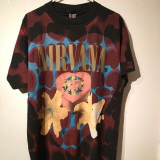 Vtg Nirvana Heart Shaped Box Shirt Giant Xl