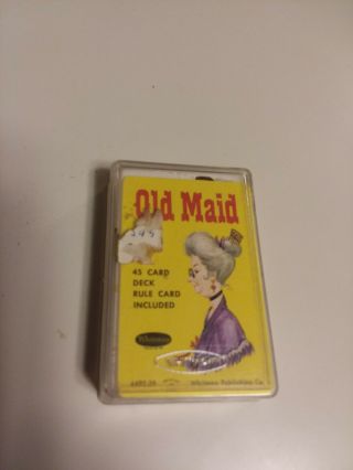 Old Maid Playing Cards By Whitman 4492.  29