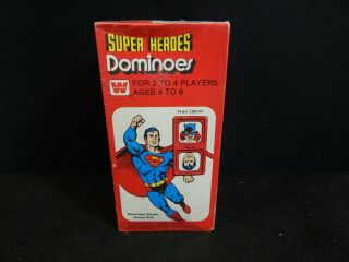 Vintage Dc Comics Heroes Dominoes 1979 Whitman Game Wonder Woman