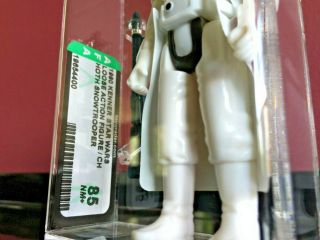 Vintage Star Wars.  AFA 85 - - China COO Hoth Stormtrooper.  Ice Cold Cool Variant 2